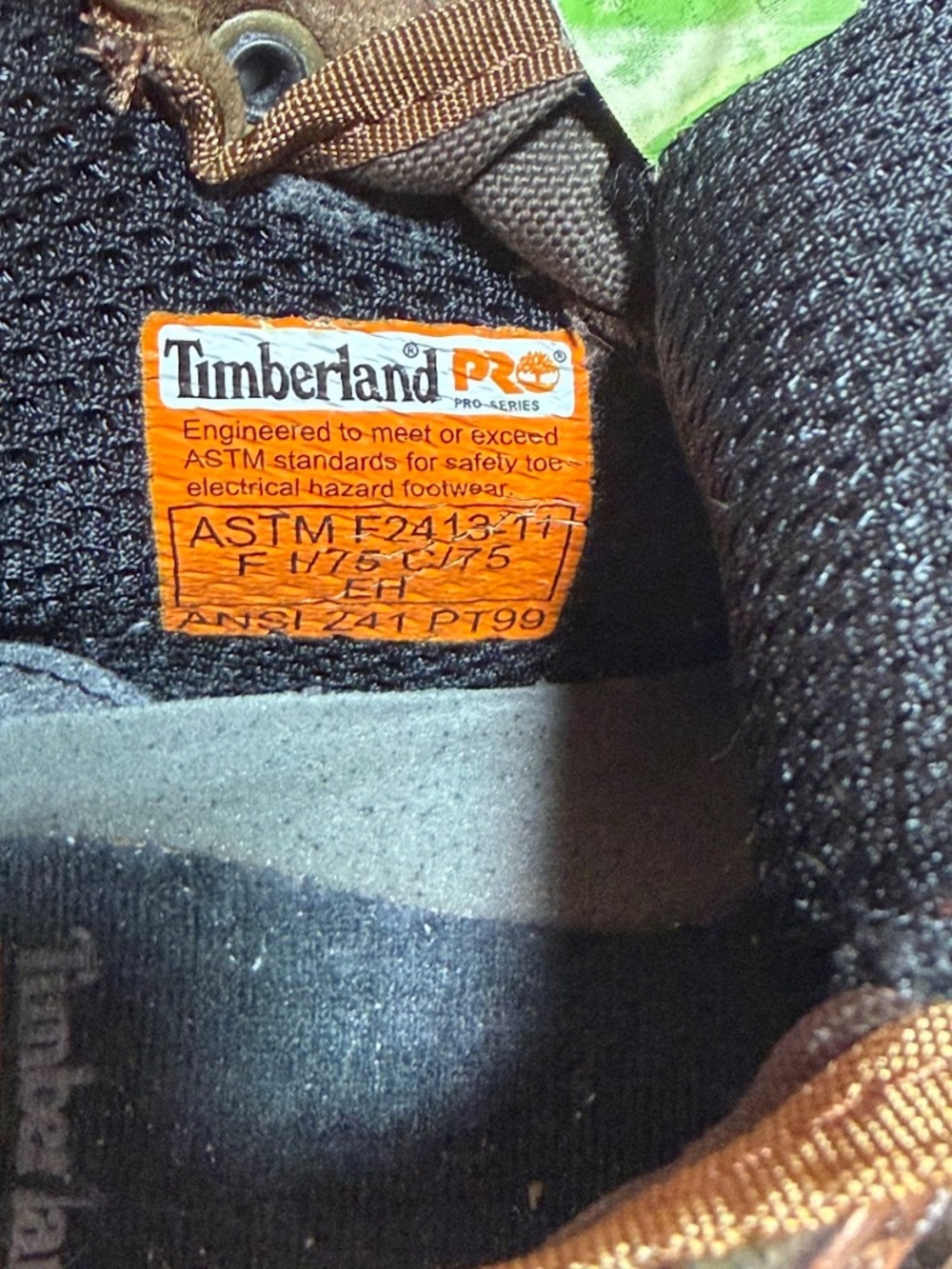 Timberland PRO PowerFit Comp Toe EH Work Boots Women's 7 Brown Leather - Picture 2 of 9
